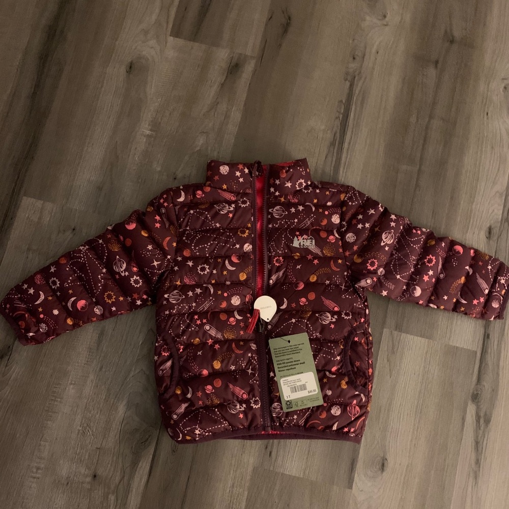 NWT REI Reversible 650 Down Jacket 3T